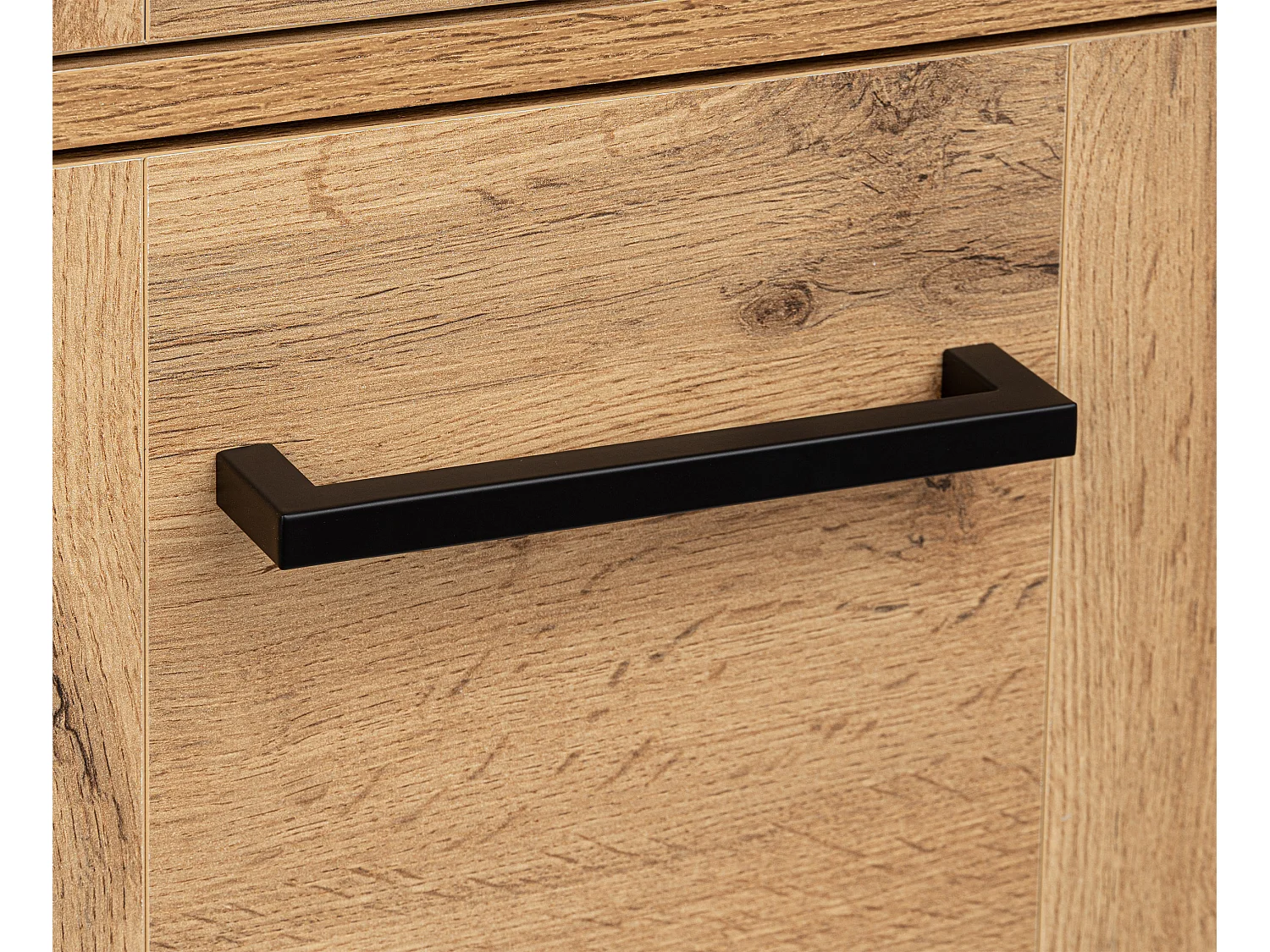 Badezimmerset 60cm Vivien Eiche Wotan Hochschrank Schrank mit Spiegel