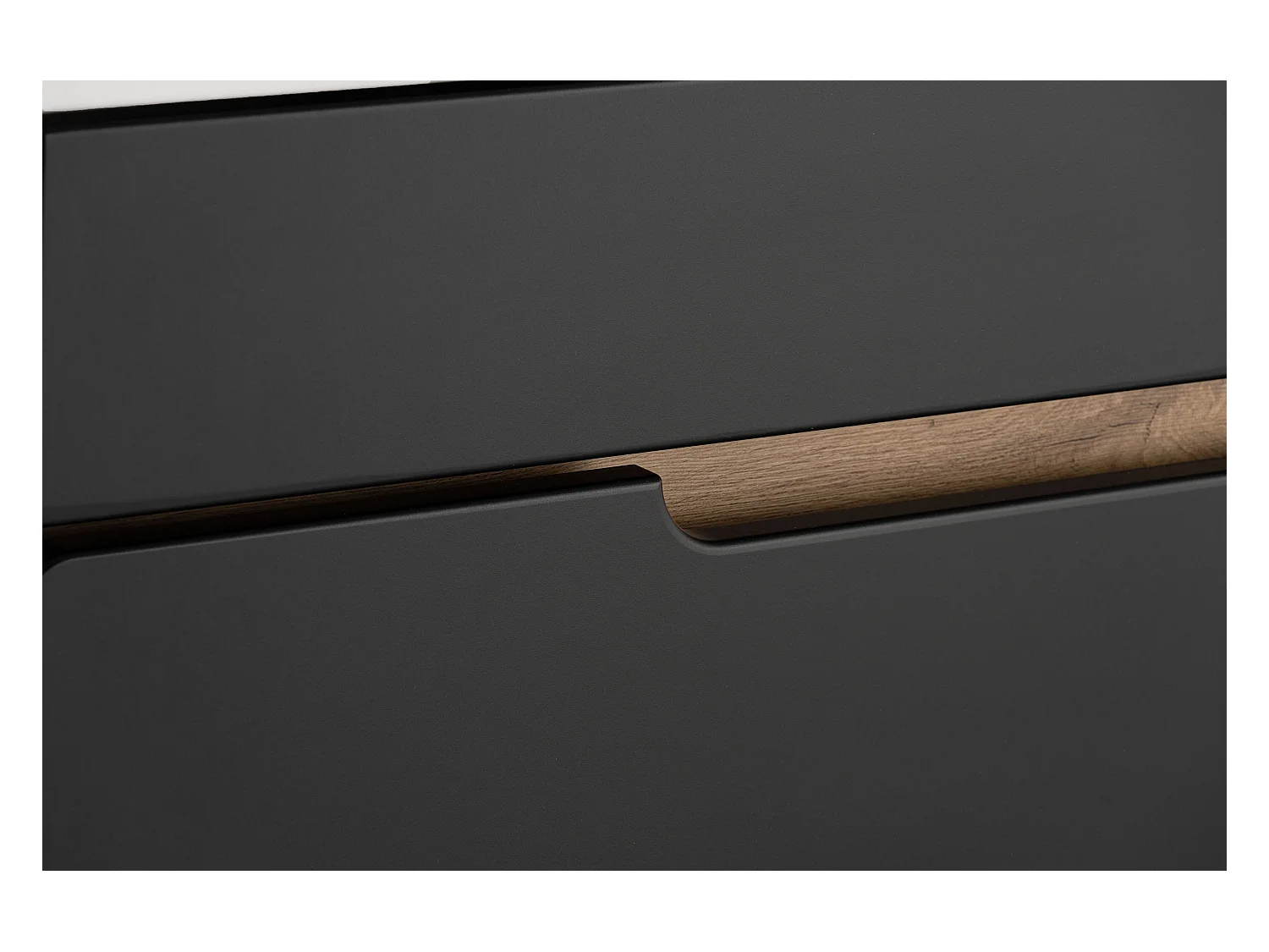 Zestaw Łazienkowy 60cm 2S Alma Półsłupek Dąb Wotan / Czarny Mat