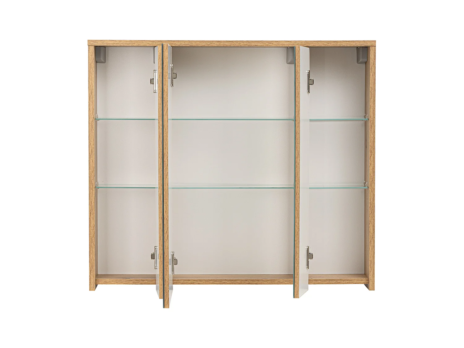 Ensemble de salle de bain 80 cm Vivien Chêne Wotan Colonne Armoire avec miroir