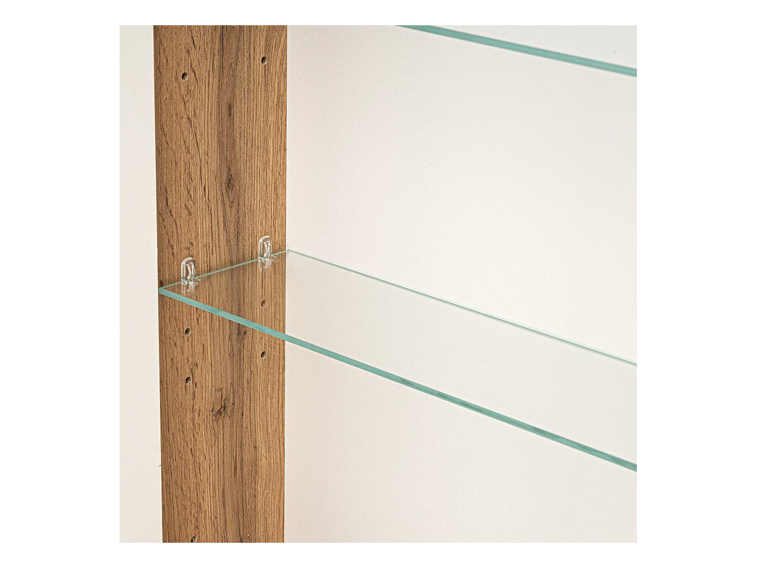 Ensemble de salle de bain 80 cm Vivien Chêne Wotan Colonne Armoire avec miroir