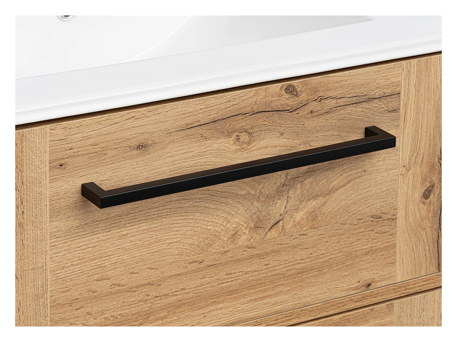 Ensemble de salle de bain 60 cm Meuble avec lavabo Chêne Wotan Vivien