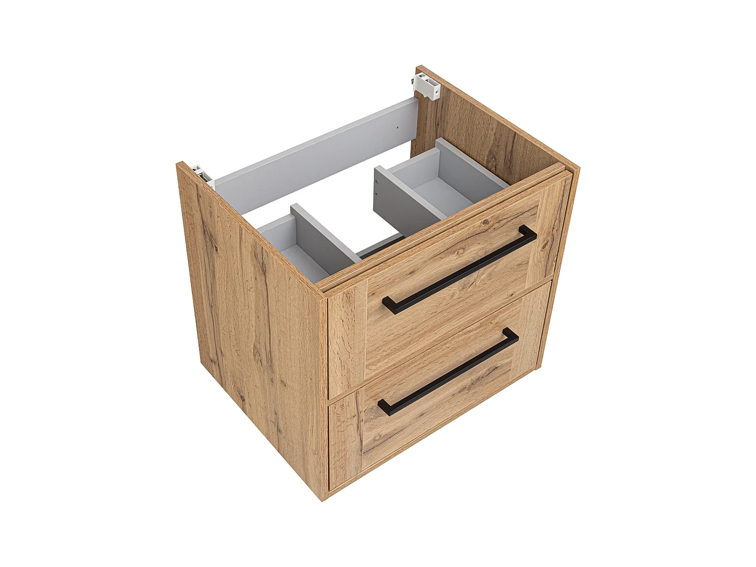 Ensemble de salle de bain 60 cm Meuble avec lavabo Chêne Wotan Vivien