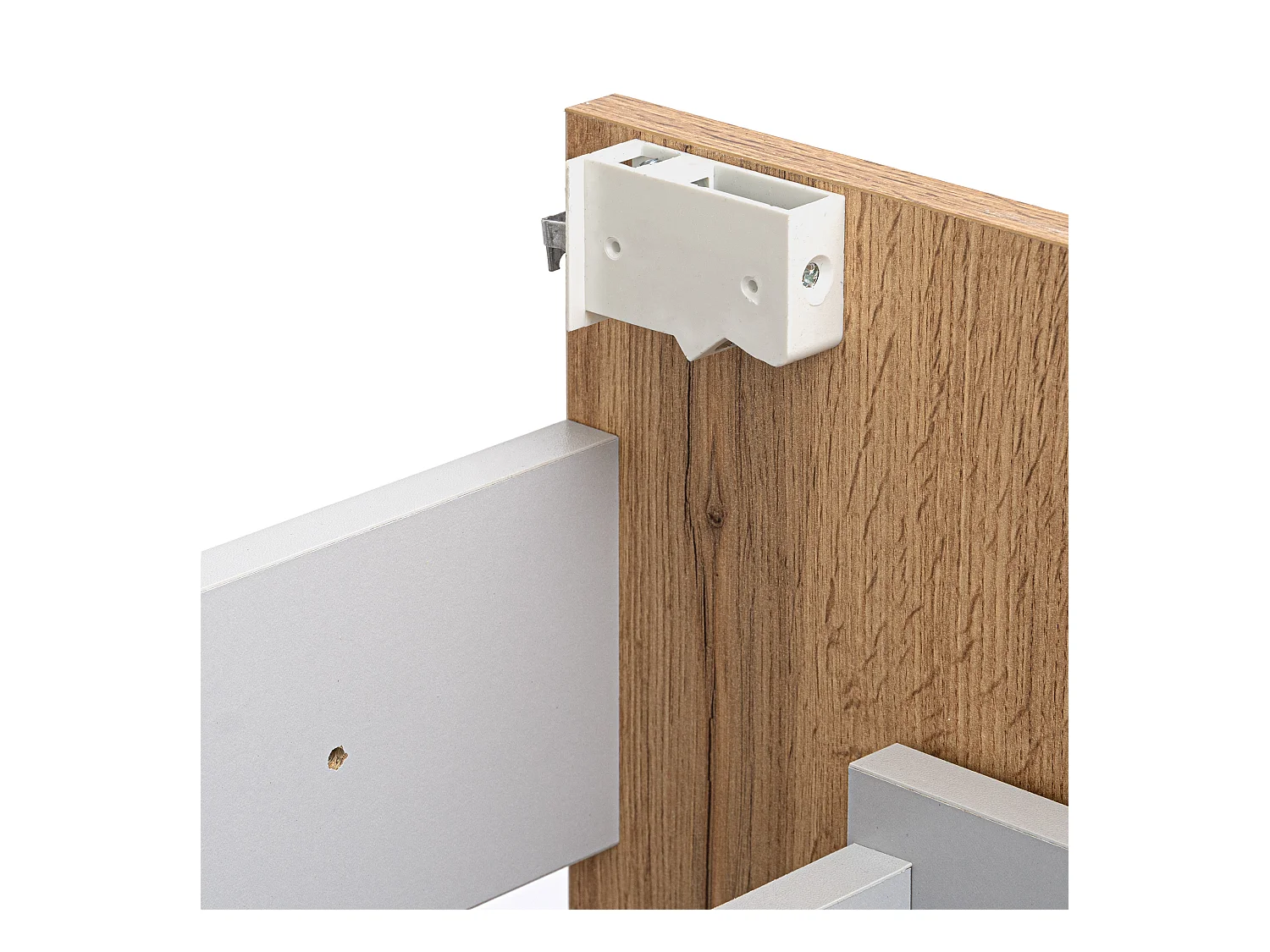 Badezimmerset 80cm Schrank mit Waschbecken Eiche Wotan Vivien