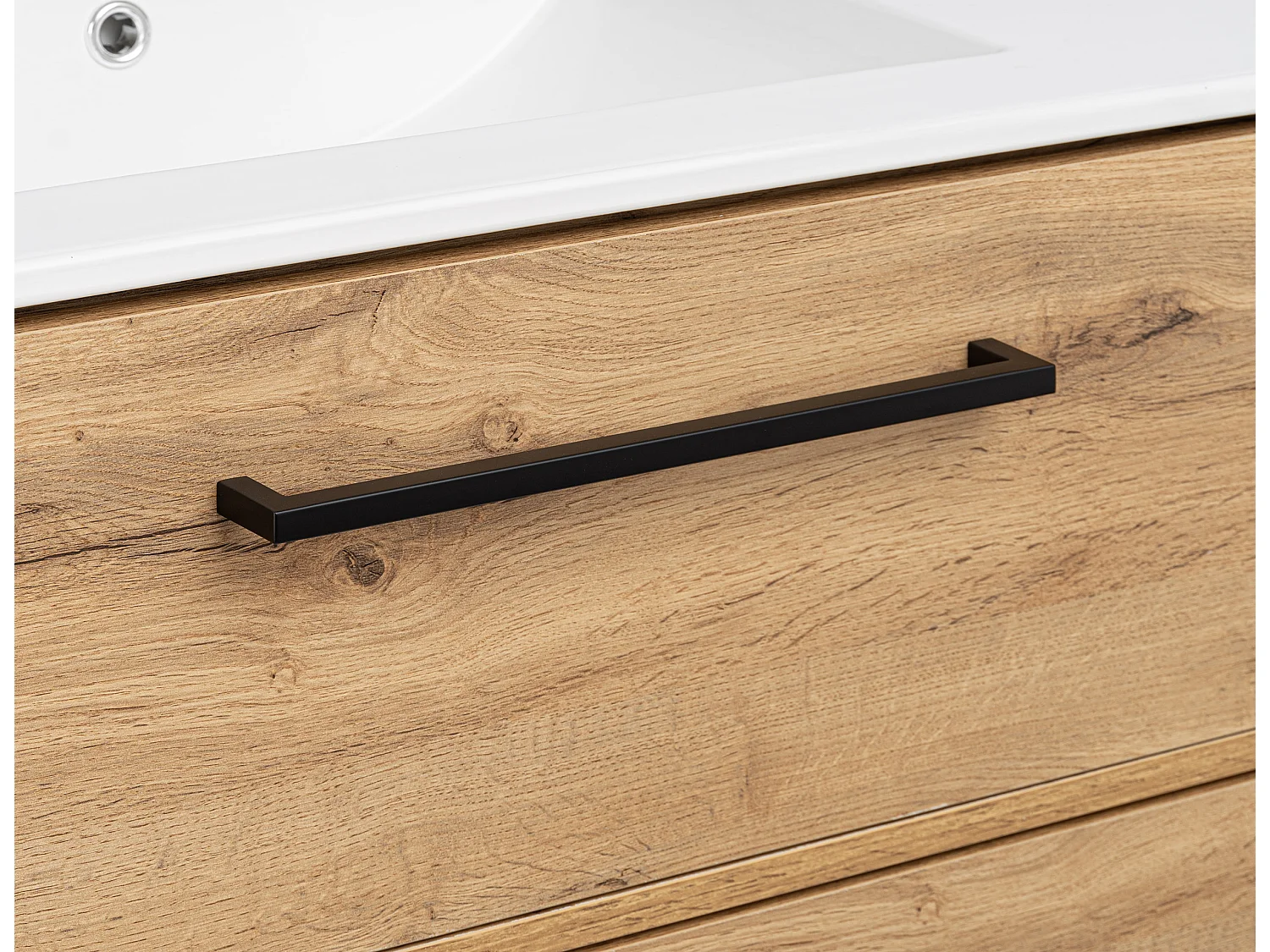 Ensemble de salle de bain 80 cm Meuble avec lavabo Chêne Wotan Vivien