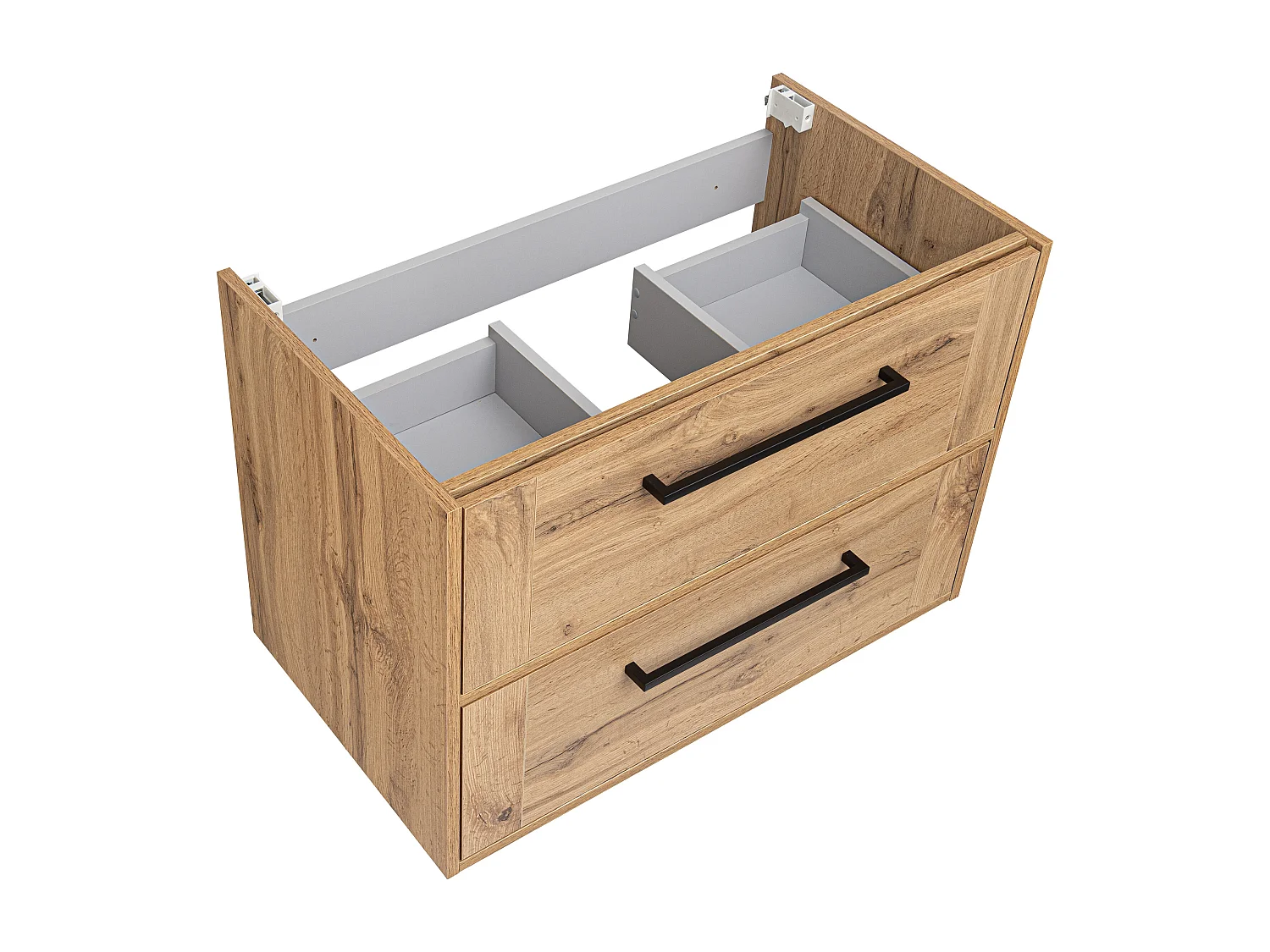 Ensemble de salle de bain 80 cm Meuble avec lavabo Chêne Wotan Vivien