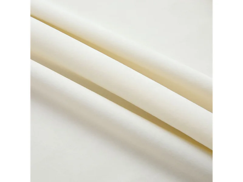 Verdunkelungsvorhang mit Haken Samt Creme 290 x 245 cm