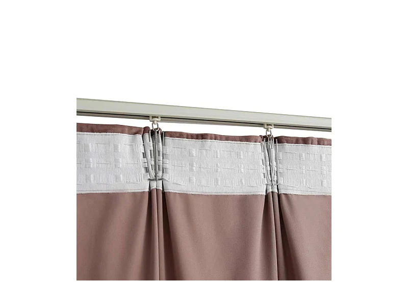Verdunkelungsvorhang mit Haken Samt Antik-Rosa 290 x 245 cm
