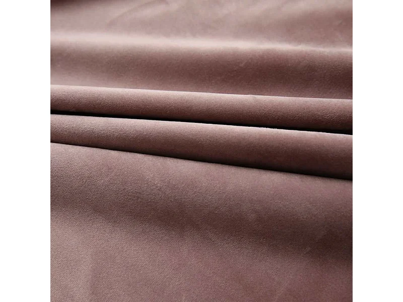Rideau occultant avec crochets Velours Rose antique 290x245 cm