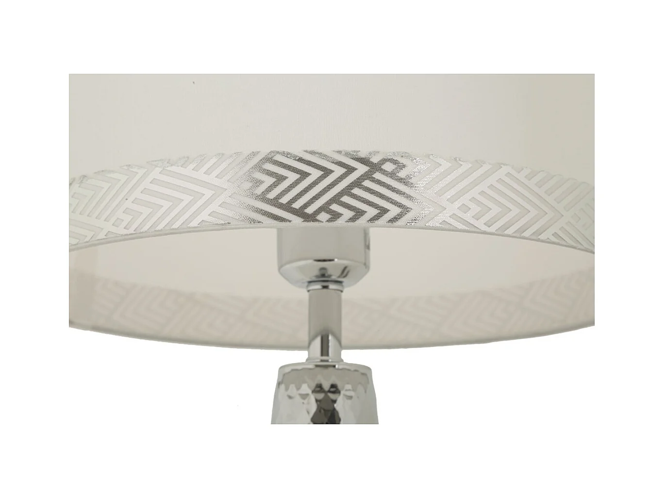 Lampa Stołowa MF902, Srebrny, 30x30x54 cm, Epikasa