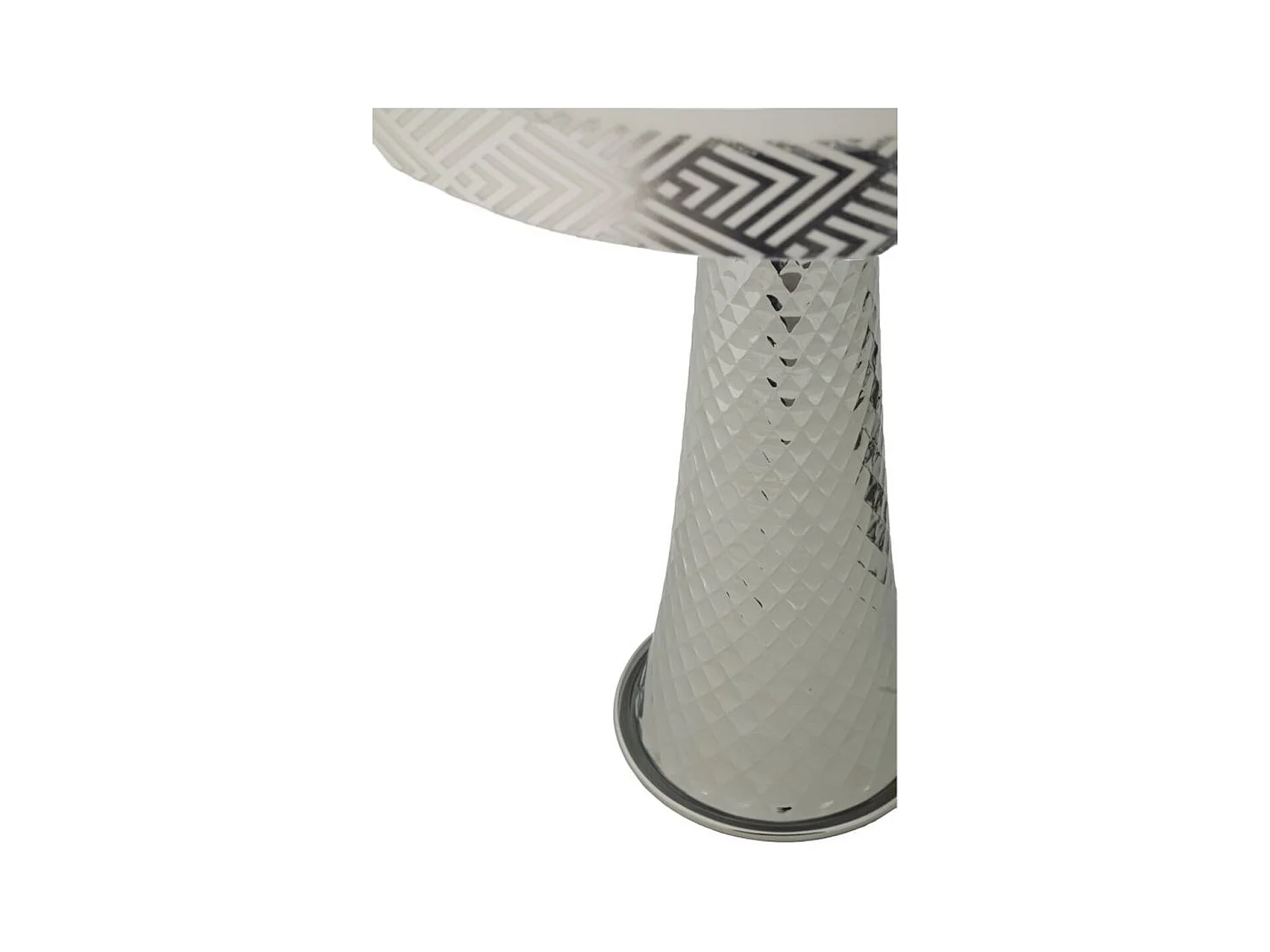 Lampa Stołowa MF902, Srebrny, 30x30x54 cm, Epikasa