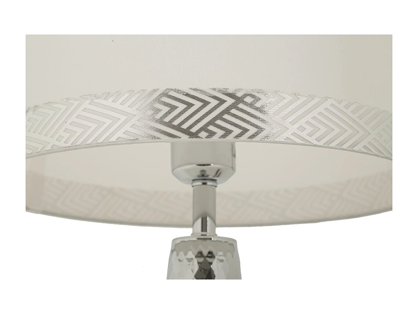 Lampa Stołowa MF902, Srebrny, 30x30x54 cm, Seven Design