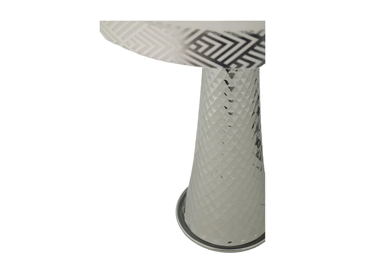 Lampa Stołowa MF902, Srebrny, 30x30x54 cm, Seven Design