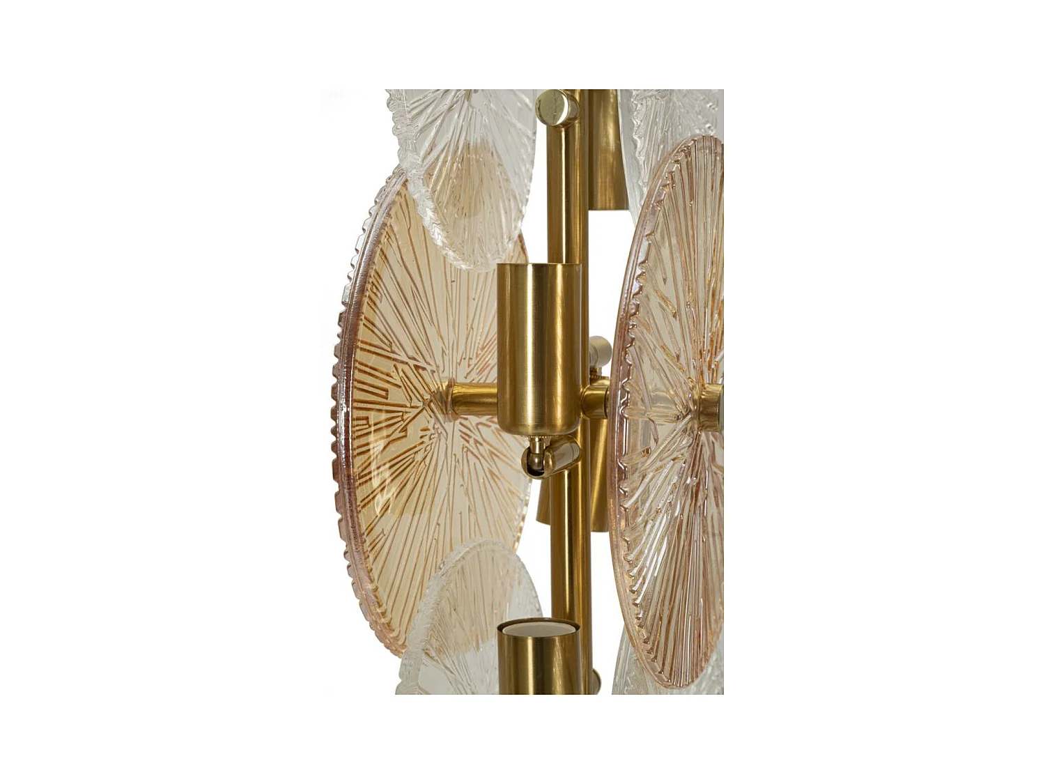 Lampa Stołowa MF919, Brązowy, 20x18x66 cm, Epikasa