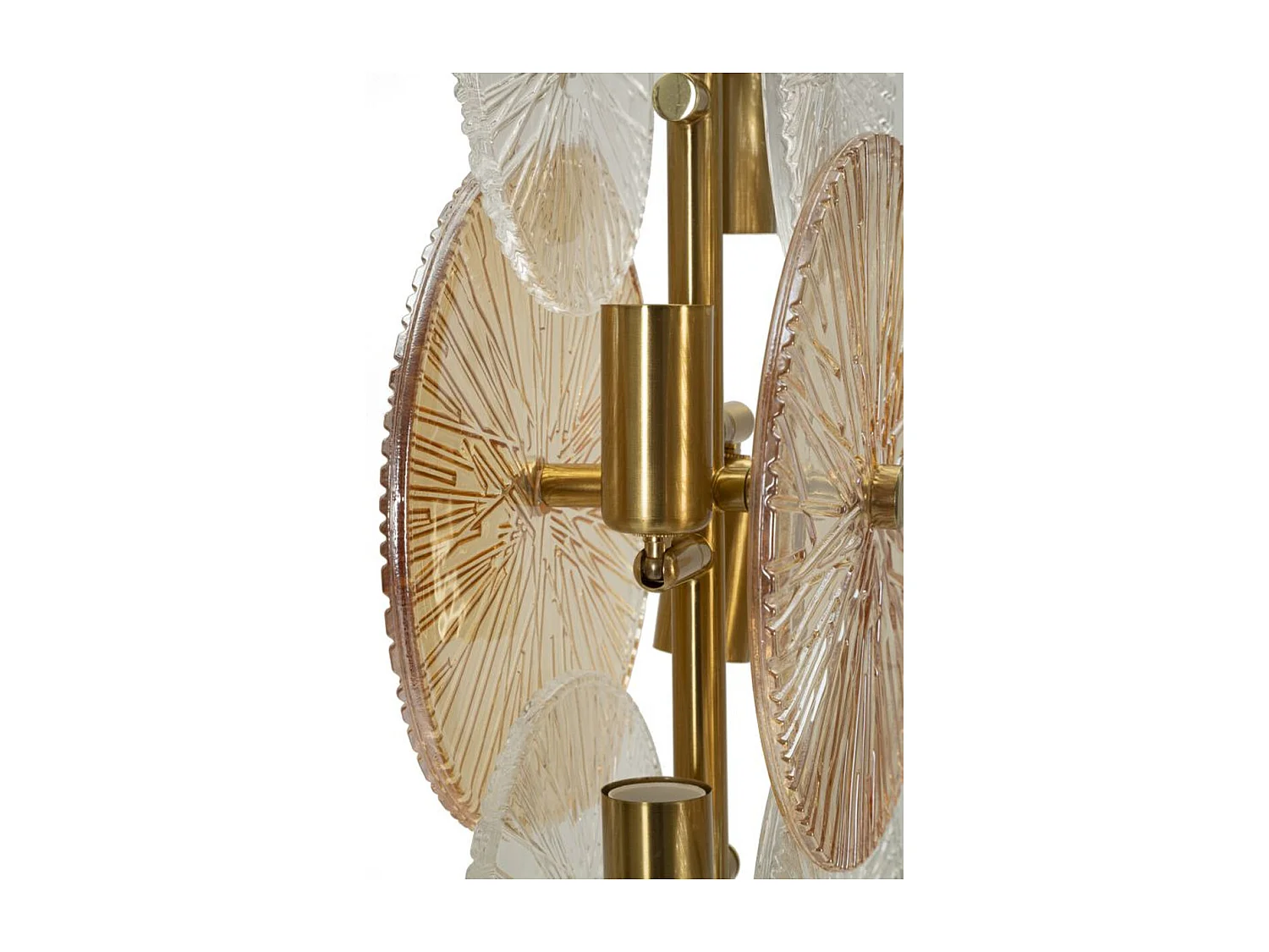 Lampa Stołowa MF919, Brązowy, 20x18x66 cm, Seven Design