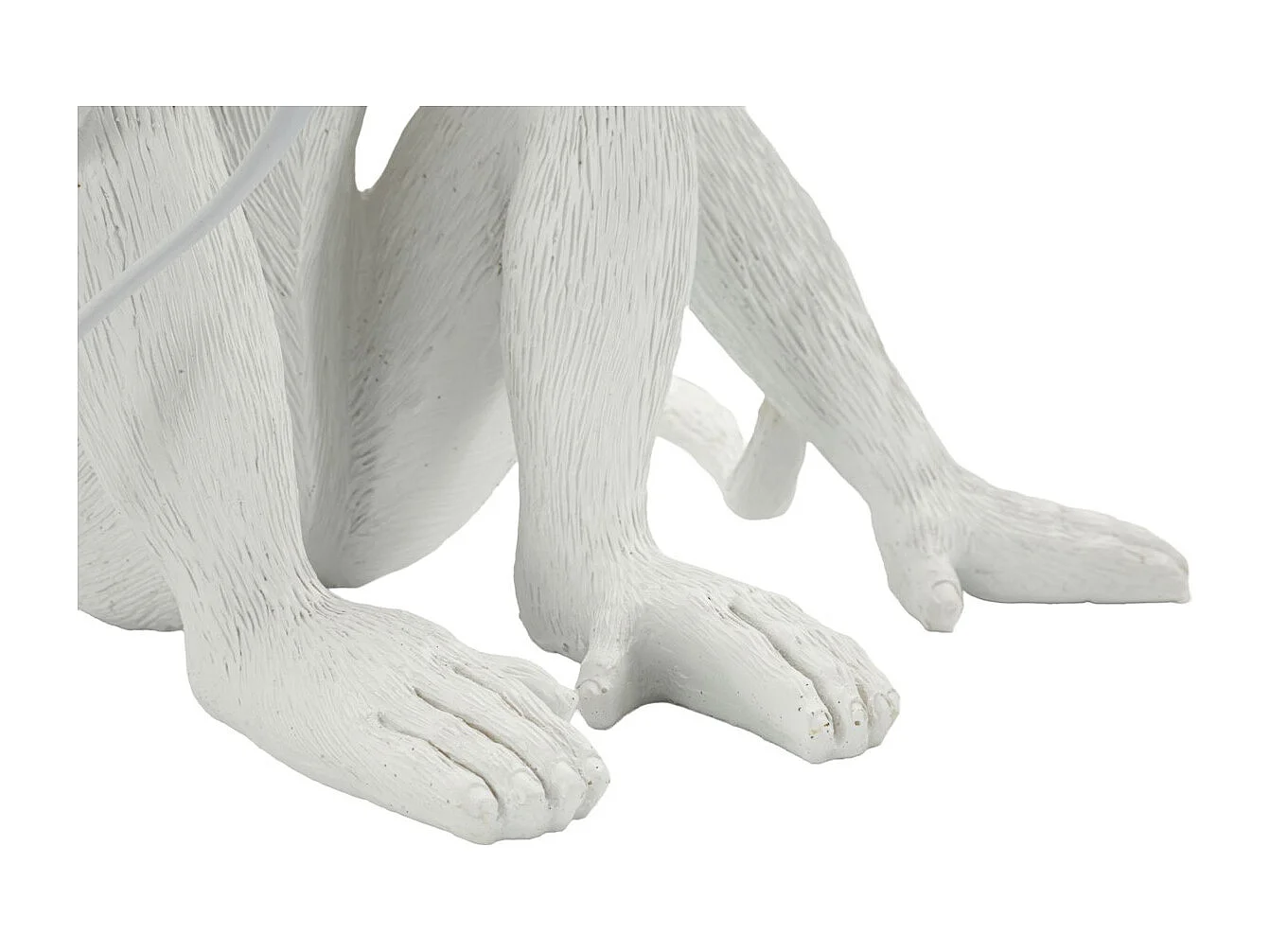 Lampa Stołowa Małpa, Biały, 33x33x32 cm, Seven Design