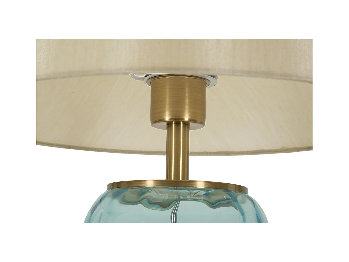 Lampada da Tavolo MF922, Blu, 35x35x73 cm, Epikasa