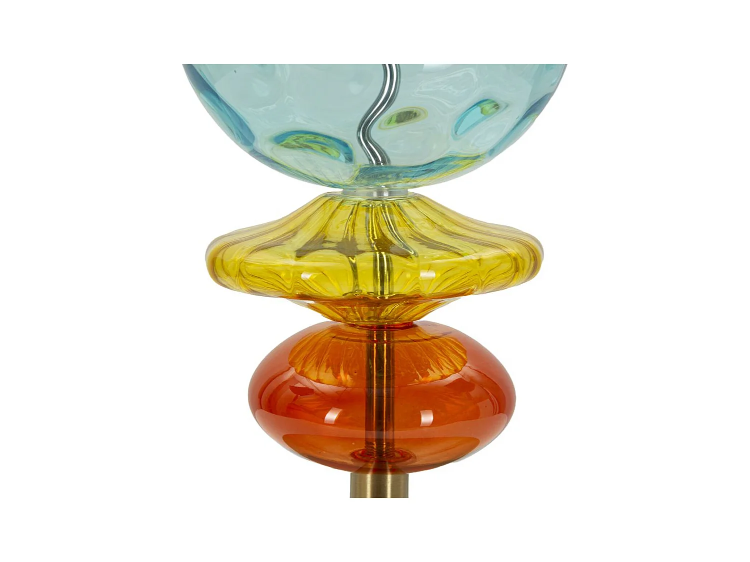 Lampada da Tavolo MF922, Blu, 35x35x73 cm, Epikasa