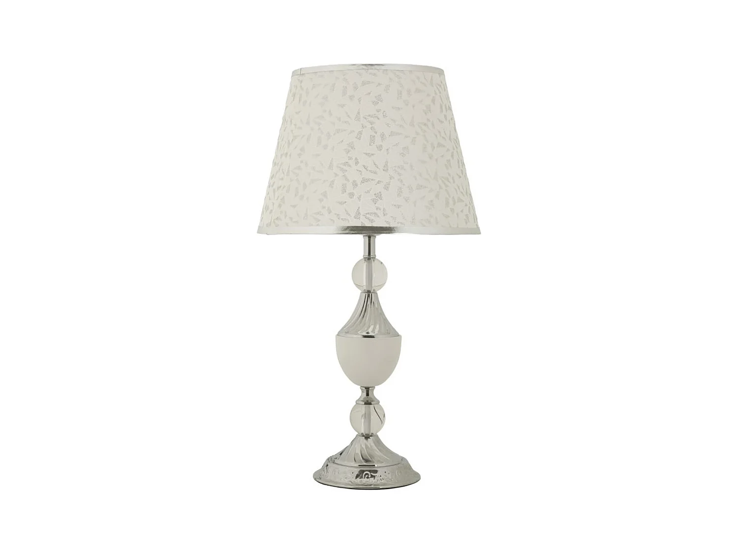Lampe à Poser MF907, Argent, 30x30x54 cm, Epikasa