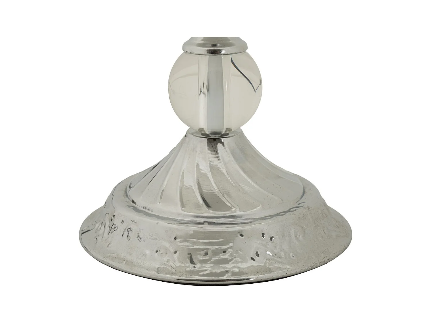 Lampe à Poser MF907, Argent, 30x30x54 cm, Epikasa