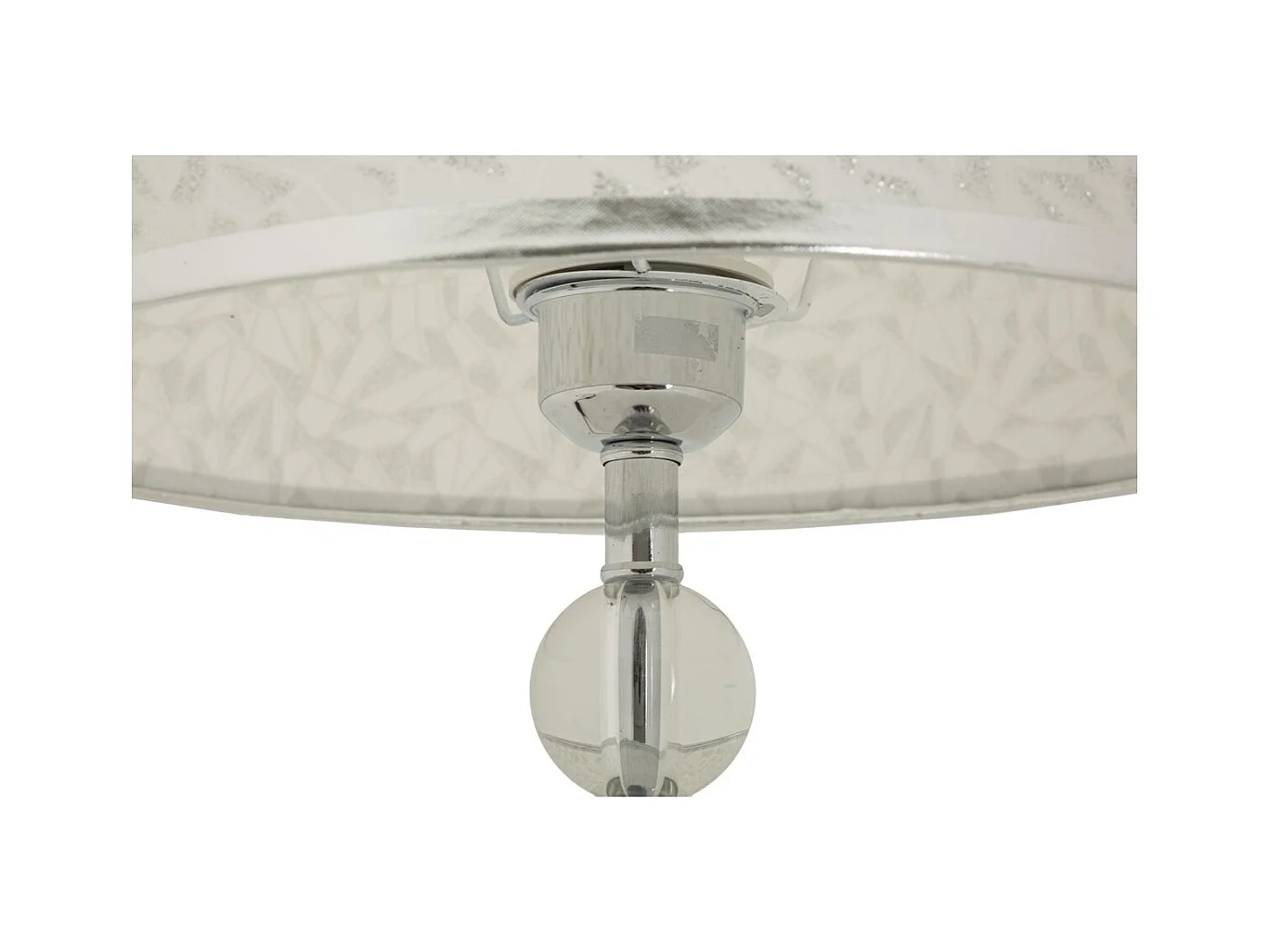 Lampe à Poser MF907, Argent, 30x30x54 cm, Epikasa