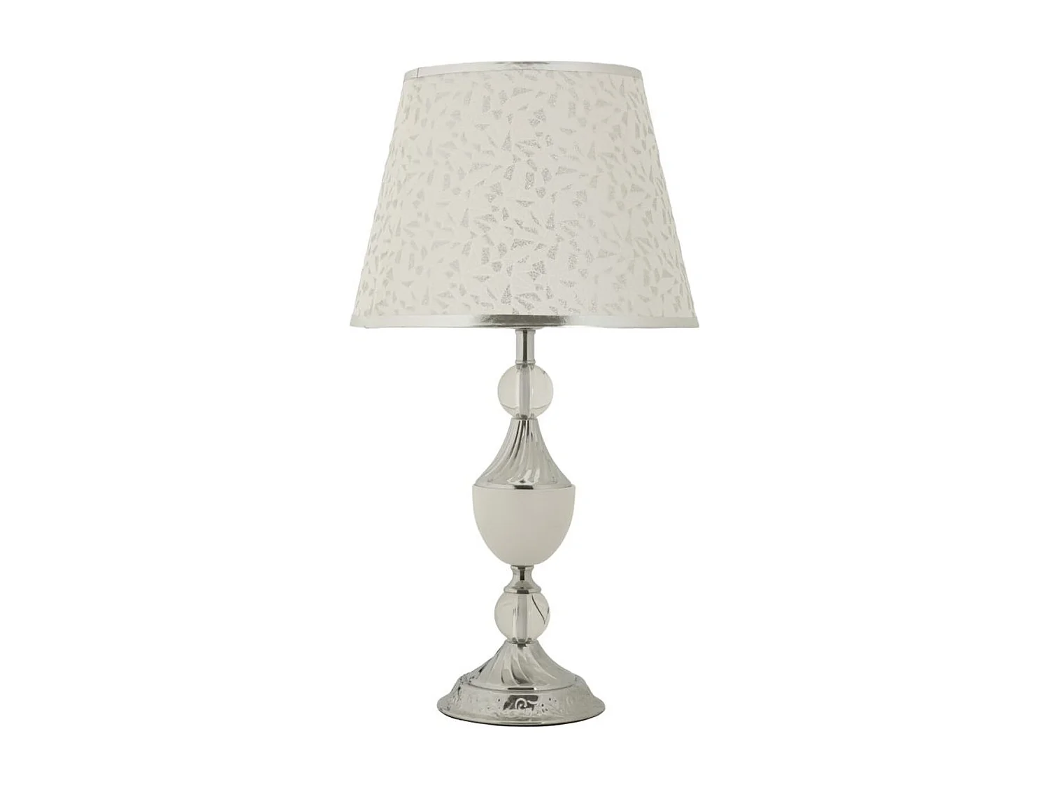 Lampa Stołowa MF907, Srebrny, 30x30x54 cm, Seven Design
