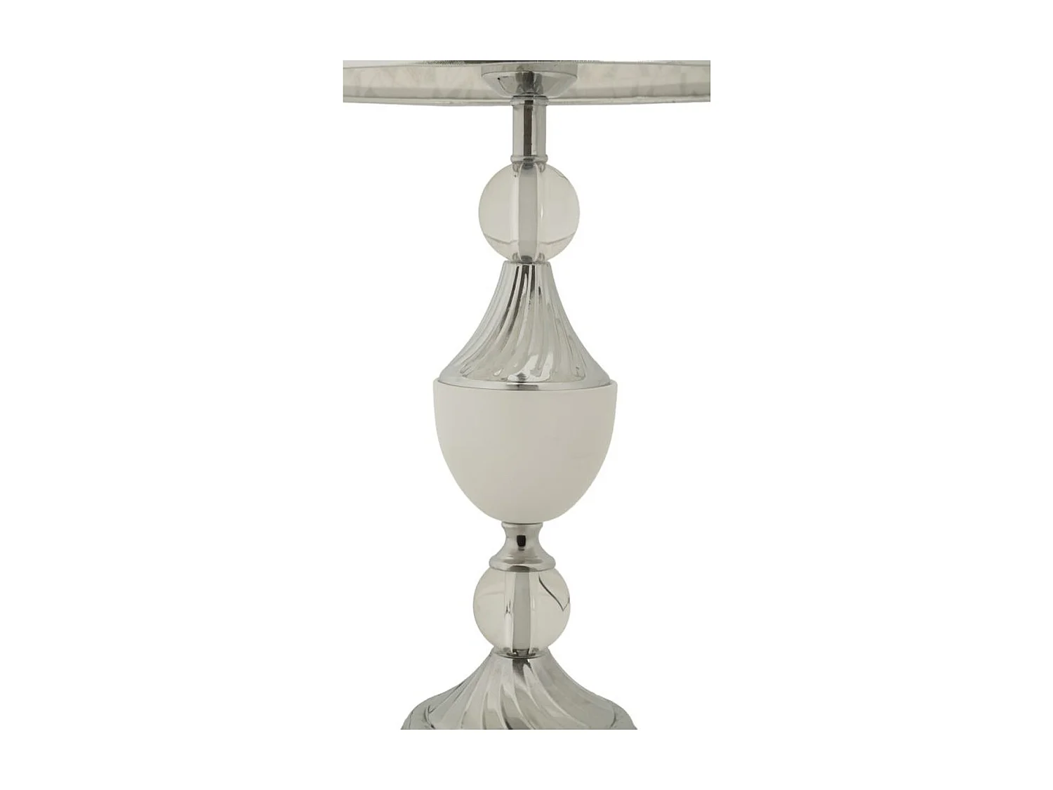 Lampa Stołowa MF907, Srebrny, 30x30x54 cm, Seven Design
