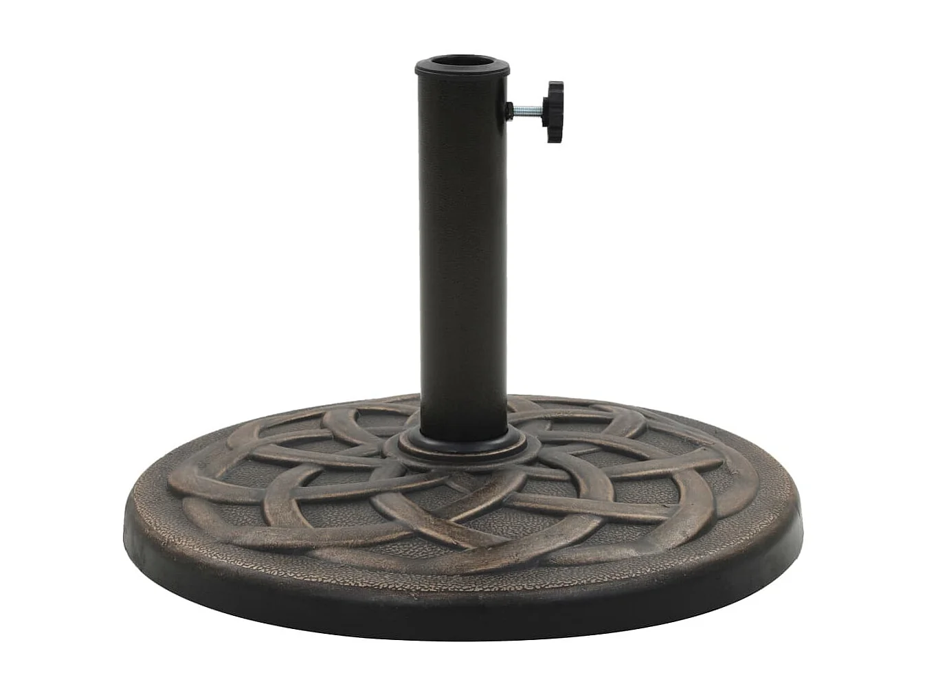 Emilie-Rose  Socle rond de parasol Polyrésine 11 kg Bronze