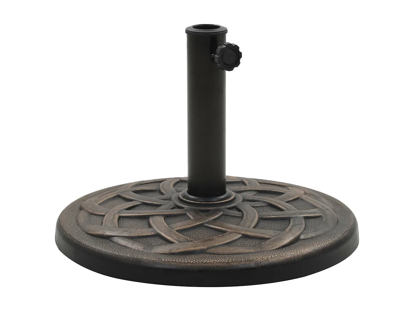 Emilie-Rose  Socle rond de parasol Polyrésine 11 kg Bronze