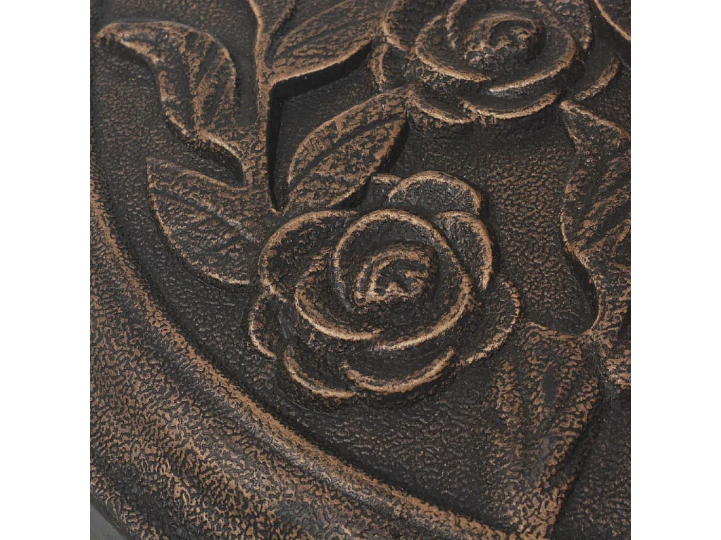 Xylon  Socle de parasol Résine Rond Bronze 9 kg