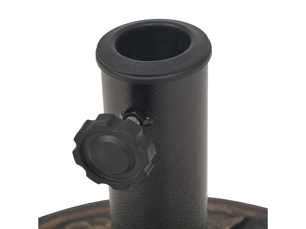 Xylon  Socle de parasol Résine Rond Bronze 9 kg