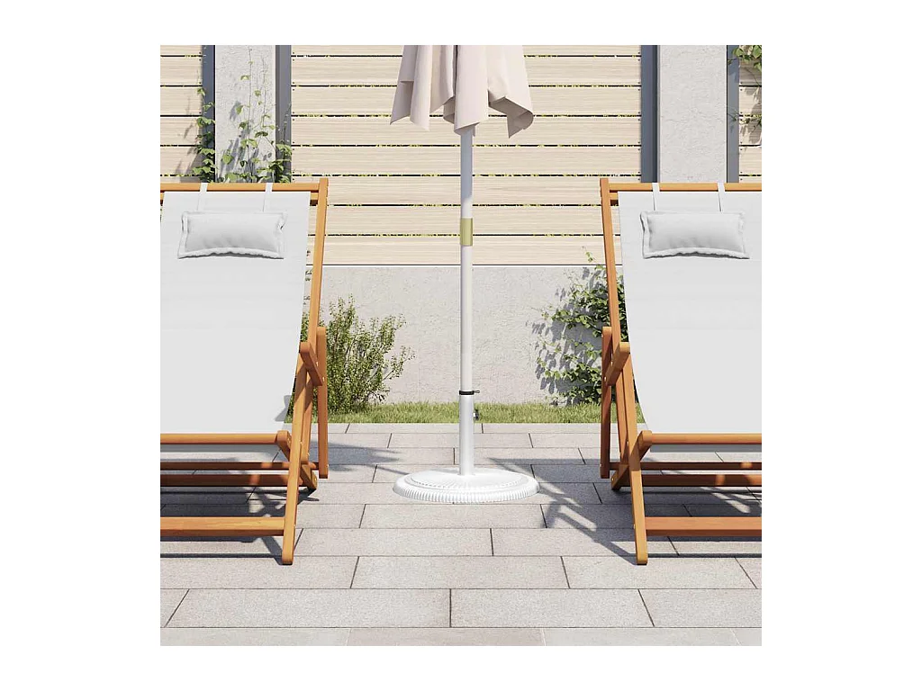 Belfort  Parasolvoet 45x45x30 cm gietijzer wit