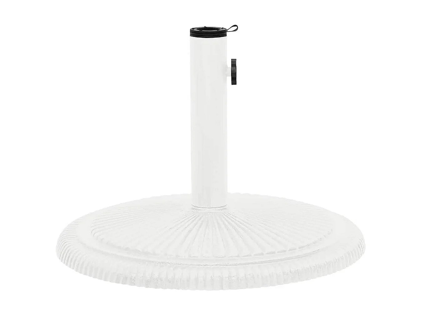 Belfort  Socle de parasol Blanc 45x45x30 cm Fonte