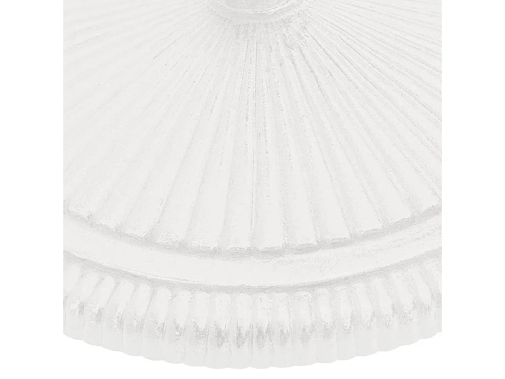 Belfort  Socle de parasol Blanc 45x45x30 cm Fonte