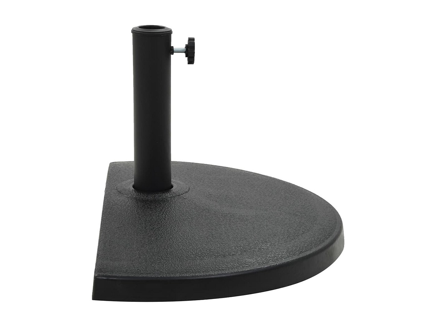 Base per Parasole Semicircolare in Poliresina 9 kg Nero 45198