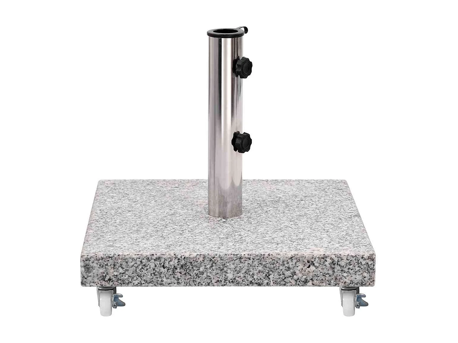 Jessica  Base de sombrilla cuadrada de granito gris 30 kg