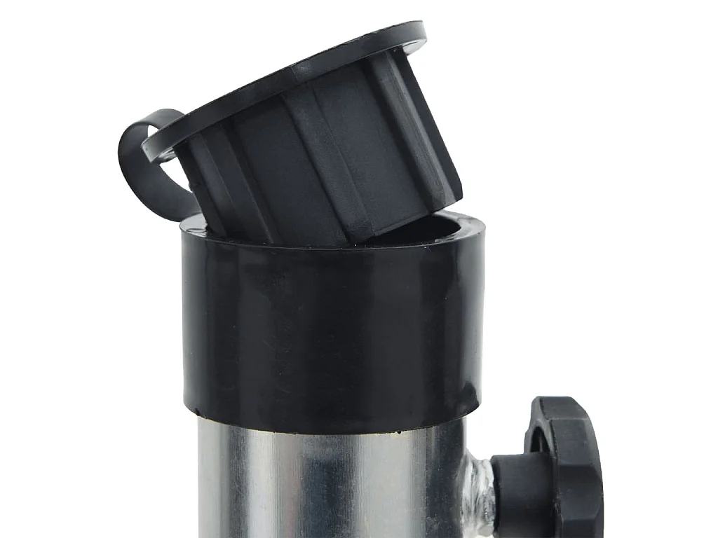Prolenta Premium -  Base de parasol avec piquets de sol Ø38/48 mm argenté acier
