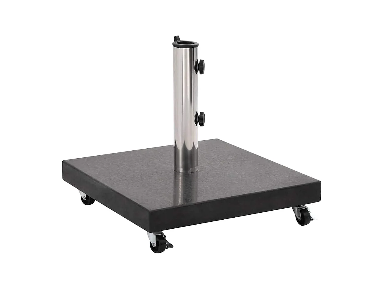 Jessica  Socle de parasol Granite 30 kg Carré Noir