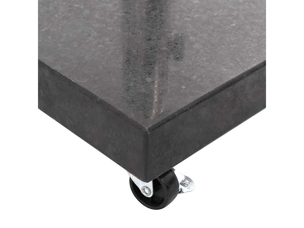 Jessica  Socle de parasol Granite 30 kg Carré Noir