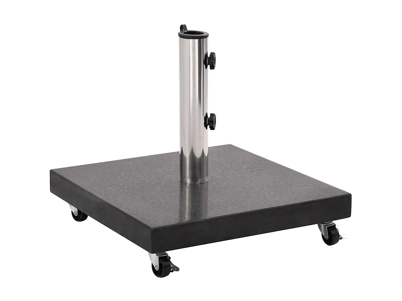 Jessica  Socle de parasol Granite 30 kg Carré Noir