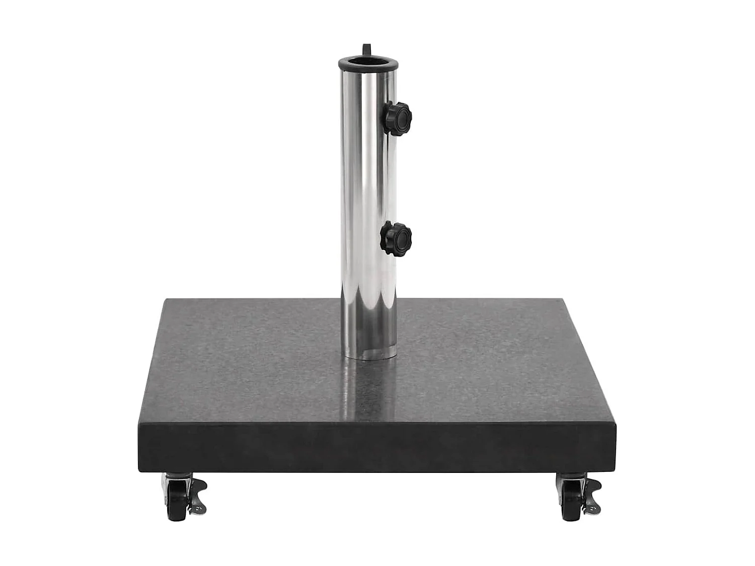 Jessica  Socle de parasol Granite 30 kg Carré Noir