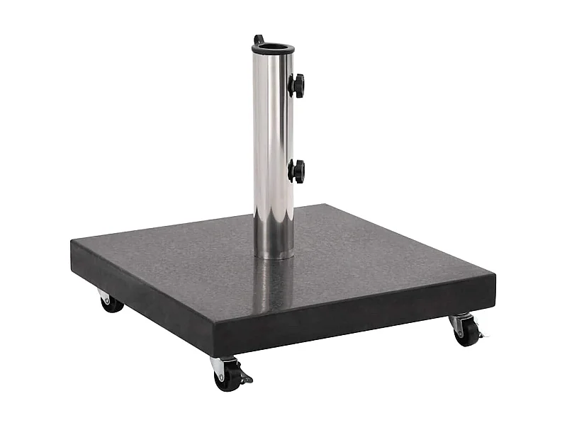 Jessica  Socle de parasol Granite 30 kg Carré Noir