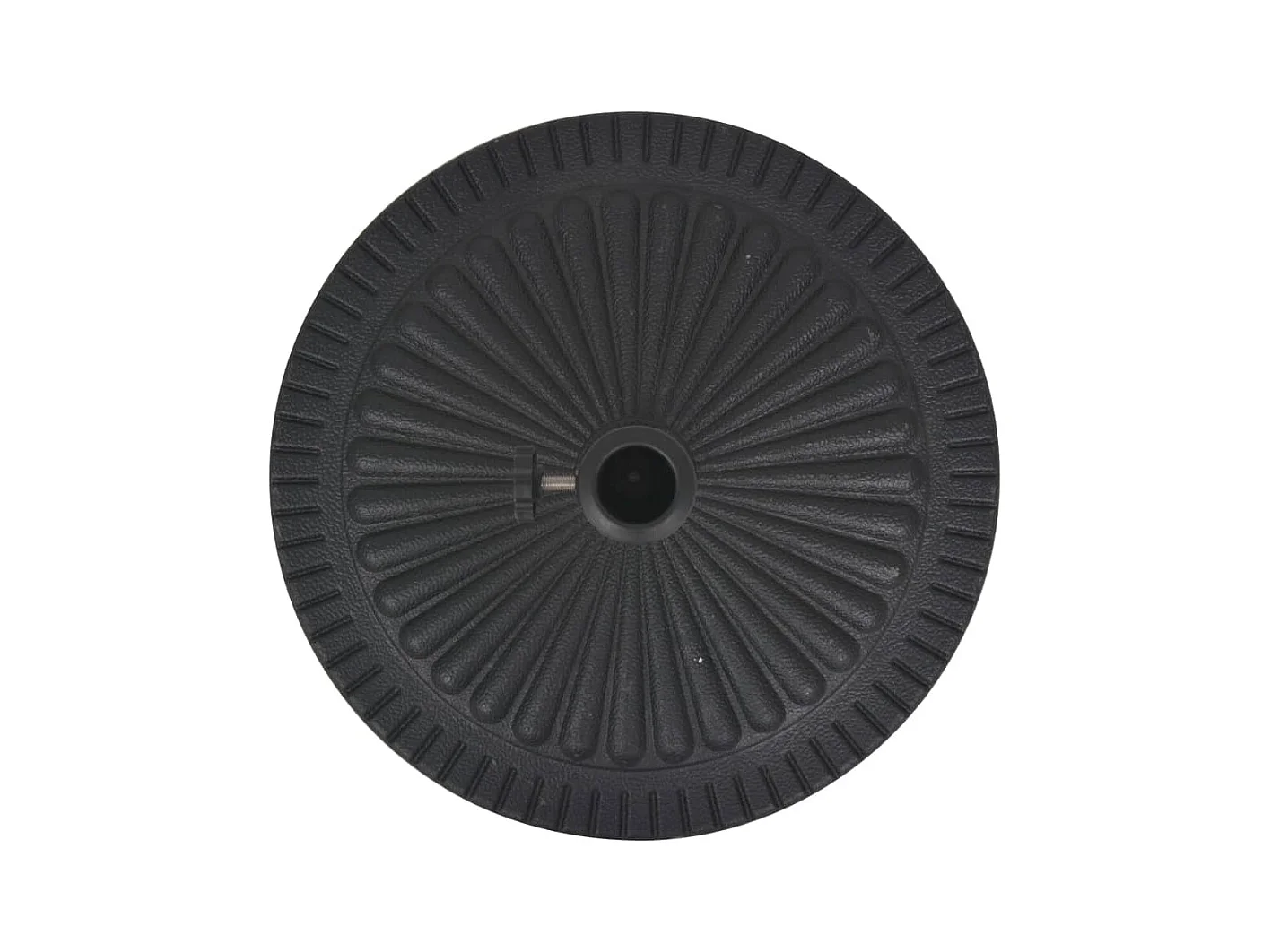 Jyrna  Socle de parasol Résine Rond Noir 14 kg