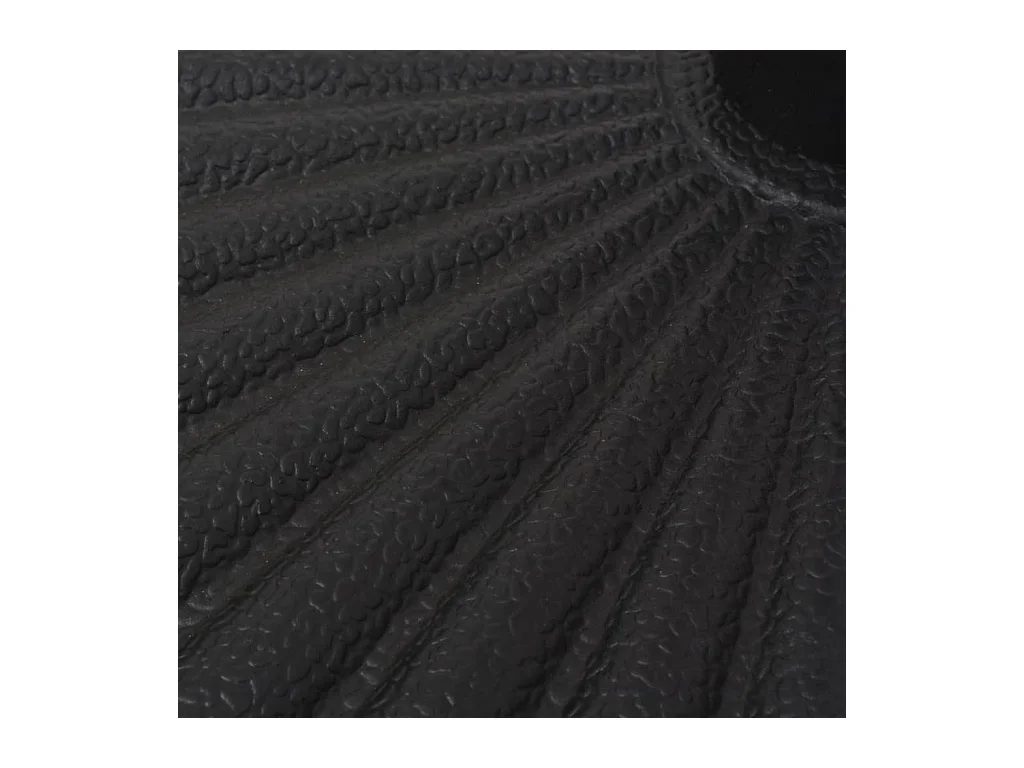 Jyrna  Socle de parasol Résine Rond Noir 14 kg