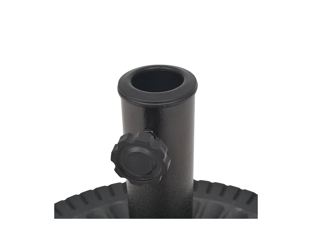 Jyrna  Socle de parasol Résine Rond Noir 14 kg