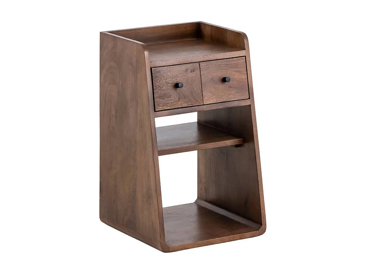 Table de chevet en bois de manguier Irène