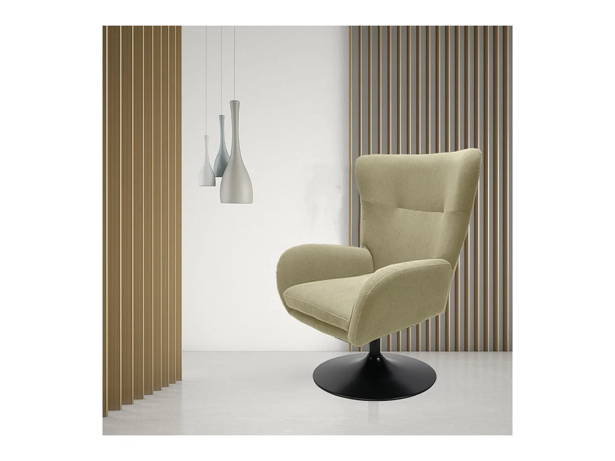 Fotel Claire, Zielony, 72x81x97 cm, Epikasa