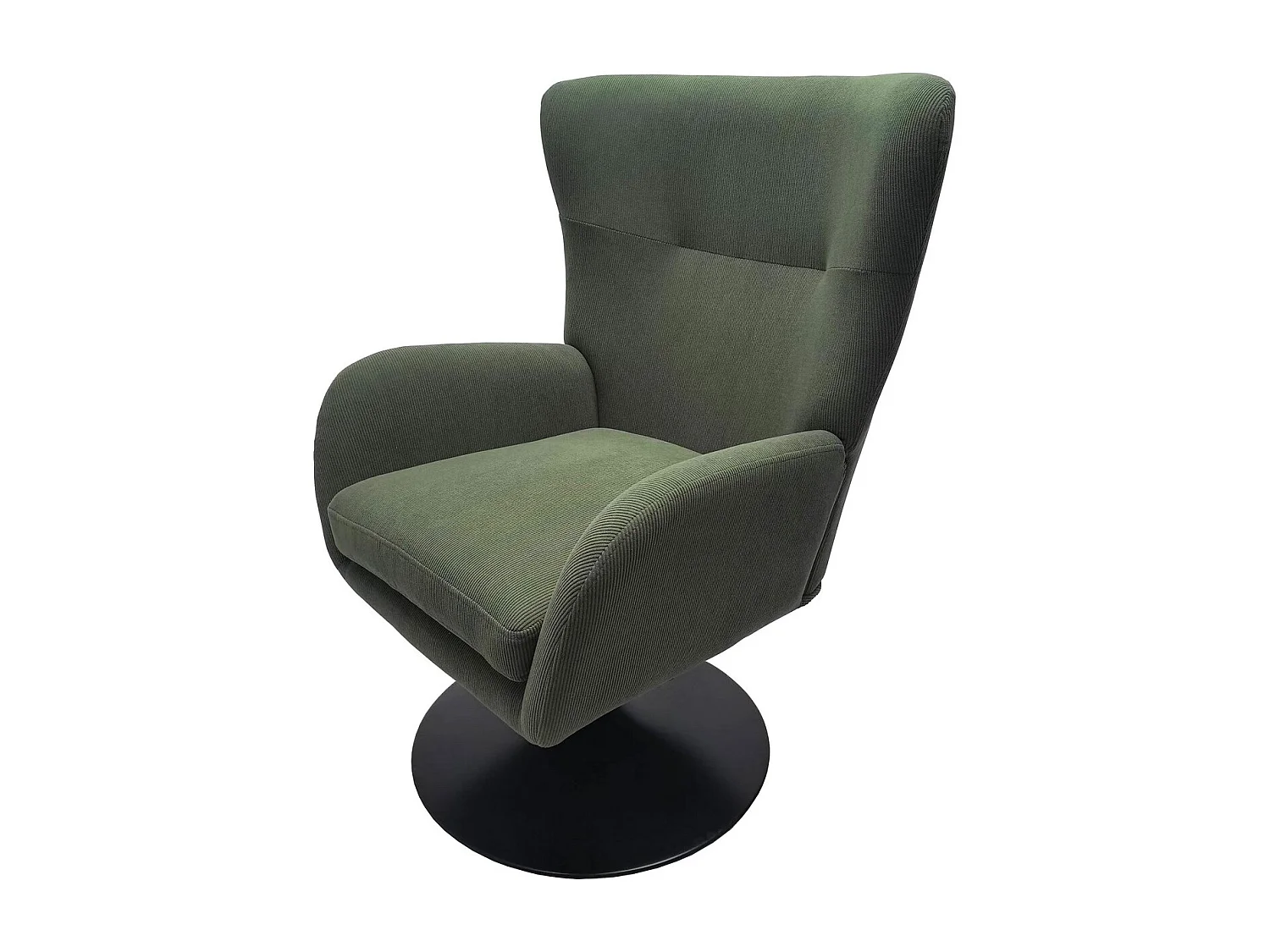 Fauteuil Claire, Vert, 72x81x97 cm, Seven Design