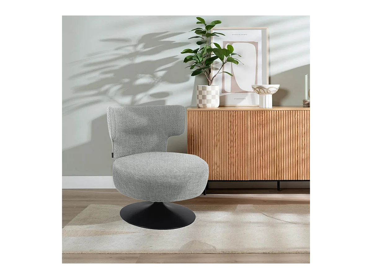 Fotel Pauline, Biały, 67x76x76 cm, Epikasa