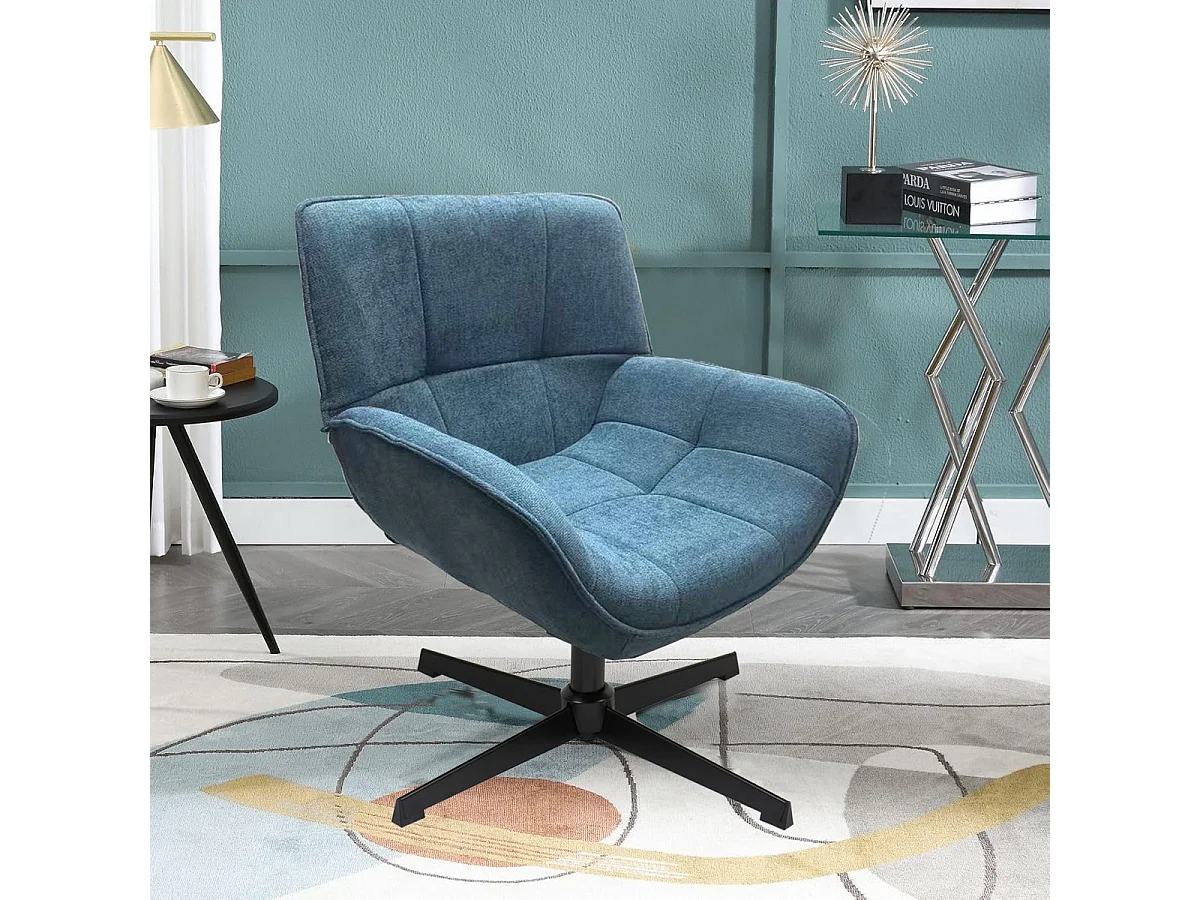 Fauteuil Odette, Gris Tourterelle, 72x80x82 cm, Seven Design