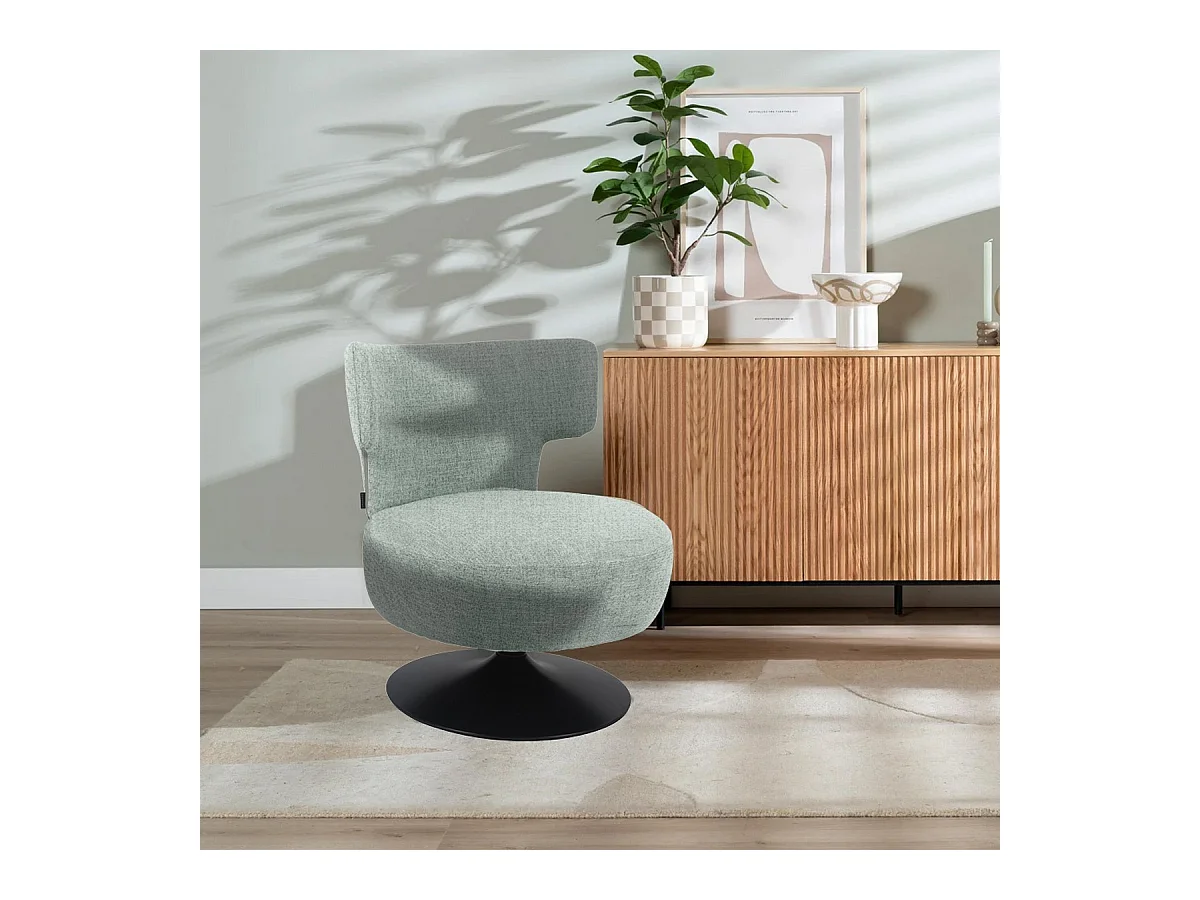 Fotel Pauline, Zielony, 67x76x76 cm, Epikasa